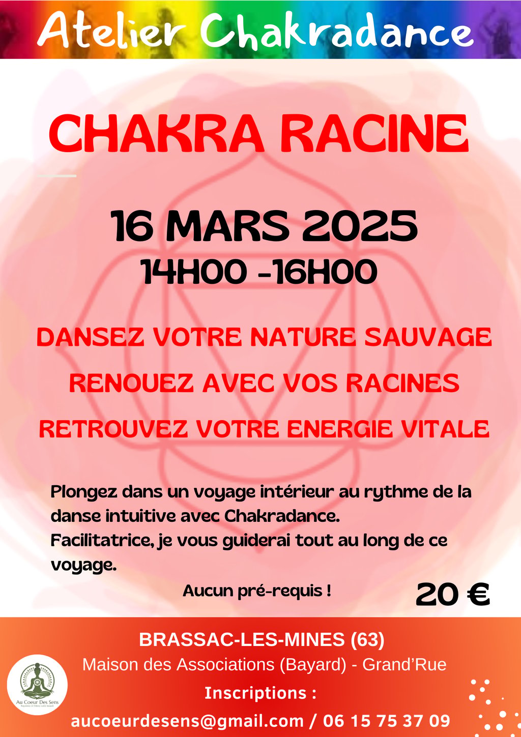 Atelier Chakra Racine mars 2025