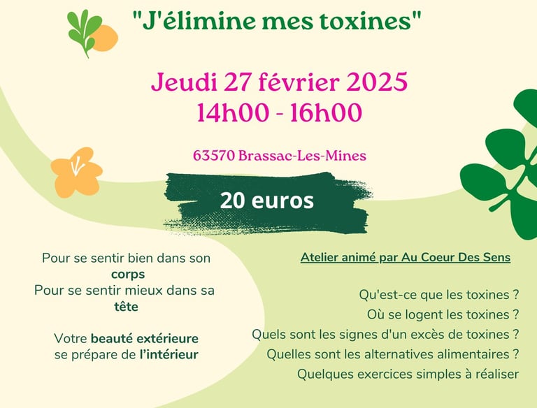 J'élimine mes toxines